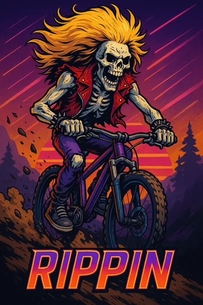 80s Rocker Rippin Tee