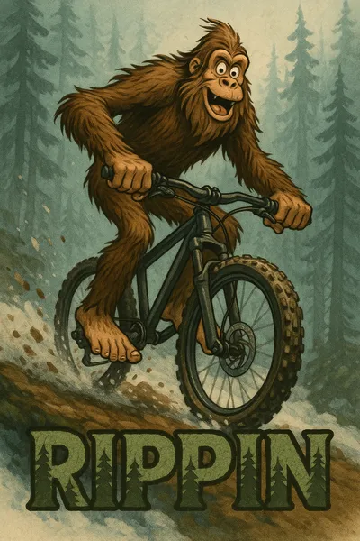 Bigfoot Rippin Tee