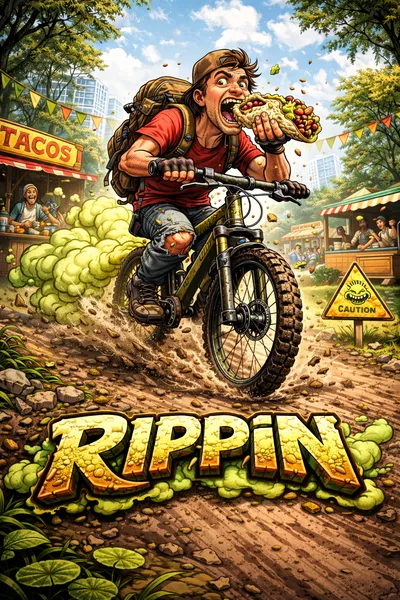 Burrito Dude Rippin Tee