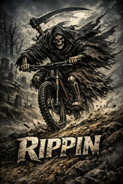 Grim Reaper Rippin Tee